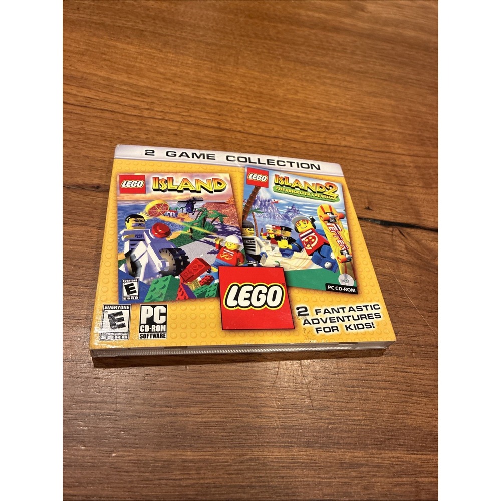 LEGO Island 1 and 2: Game Collection PC CD-ROM 2 Disk